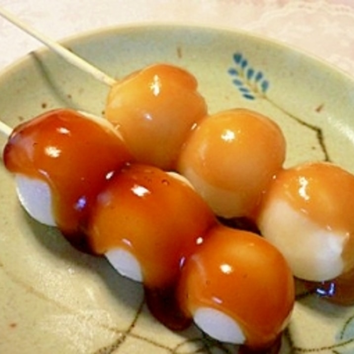 ゴマだれ団子とみたらし団子、少量でも作れる!